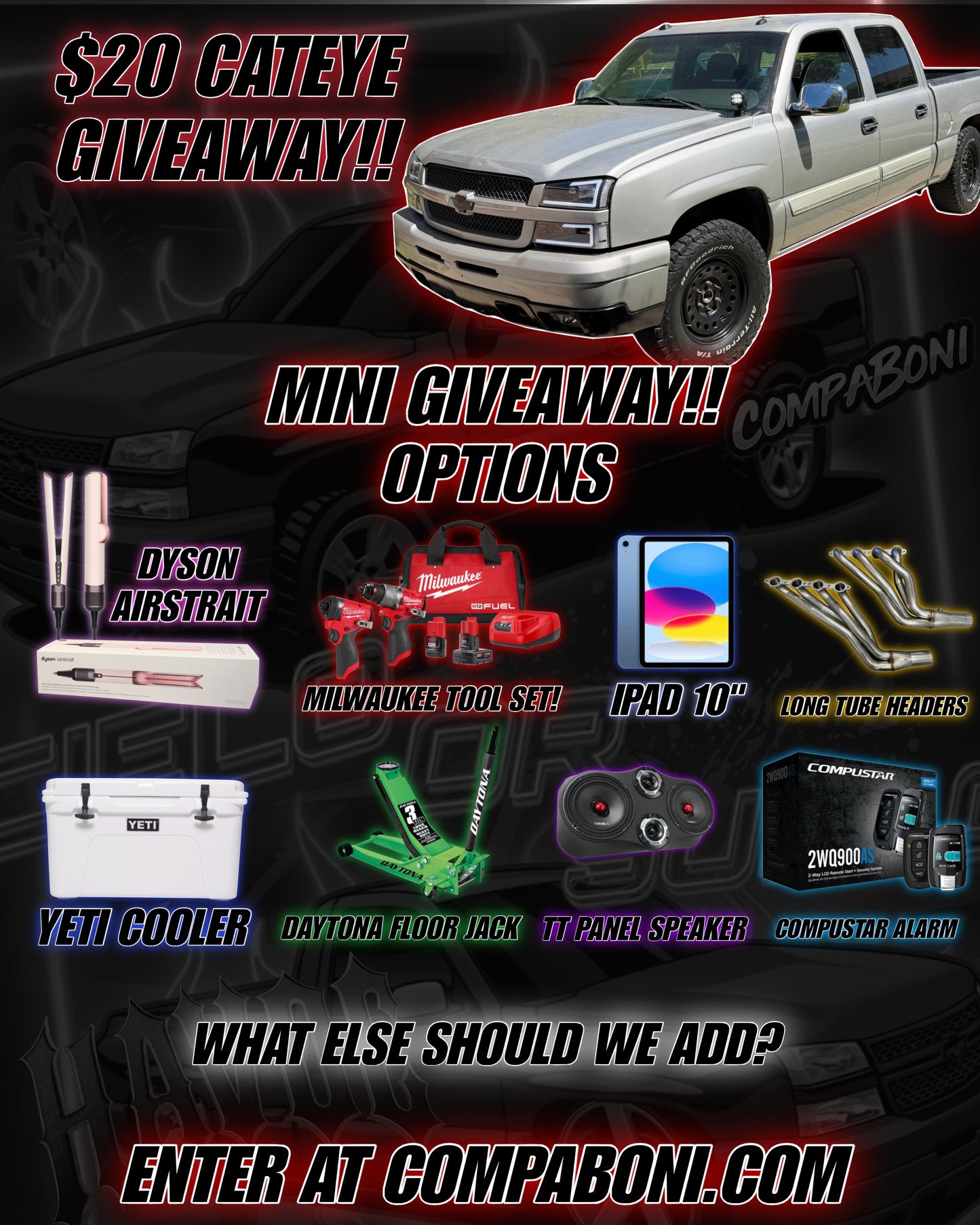 CATEYE ENTRY and MINI GIVEAWAY!