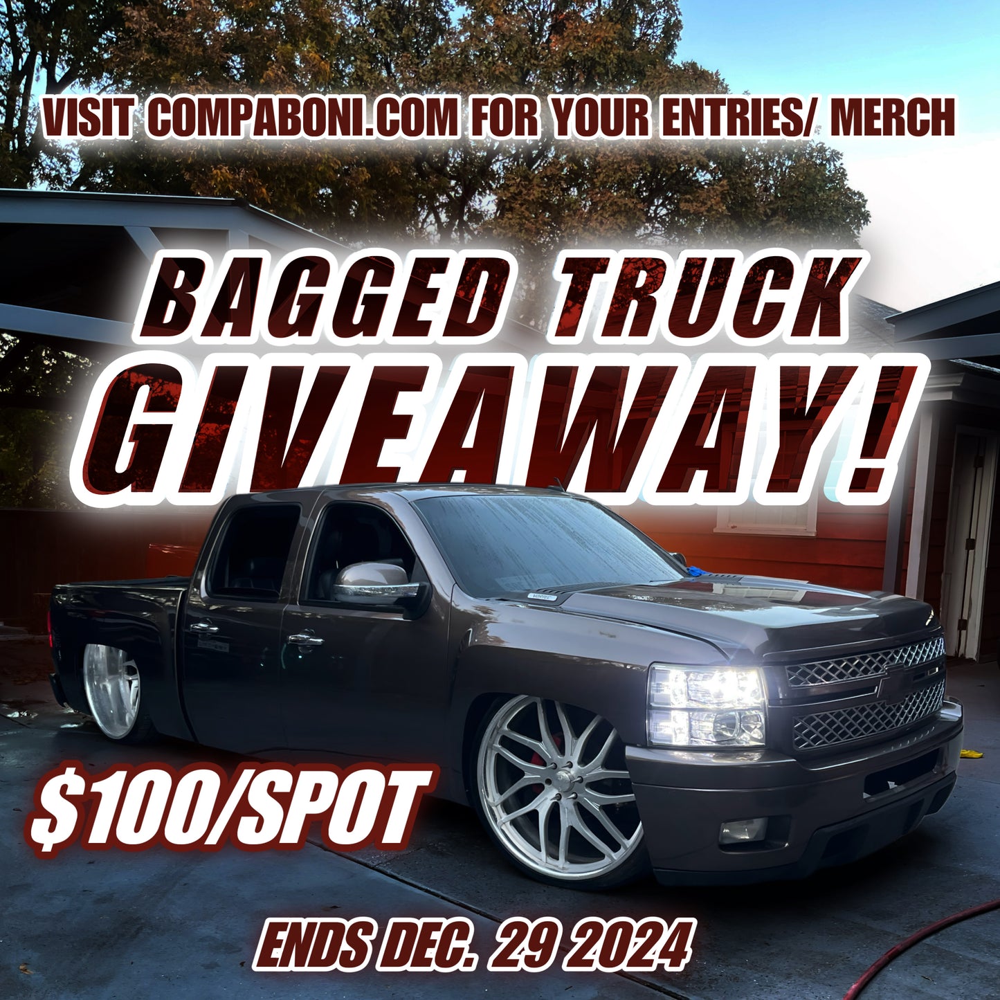 ENTRY TO BAGGED TRUCK GIVEAWAY DECAL